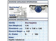 sapphire cabochon ring with diamonds grading