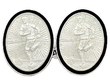 antique footballer cufflinks