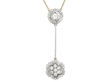 1920s diamond pendant with platinum