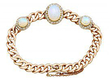 Antique opal and diamond bracelet clsoed