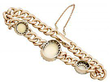 Antique opal and diamond bracelet reverse