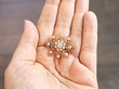 Pendant Brooch with Diamonds