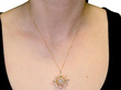 1900s Diamond Pendant Wearing