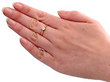 Rose Gold Engagement Ring Wearing