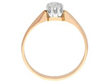 Rose Gold Engagement Ring 1900s