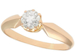 Rose Gold Solitaire Diamond Engagement Ring for Sale