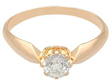 Rose Gold Solitaire Diamond Engagement Ring for Sale