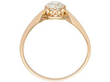 Rose Gold Solitaire Diamond Engagement Ring for Sale