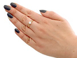 Wearing Rose Gold Solitaire Diamond Engagement Ring for Sale