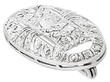 Diamond Brooch in Art Deco Style