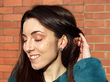 wearing earrings outside