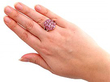 Pink Sapphire Ring with Diamonds