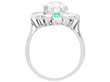 emerald and diamond ring