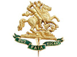 Gold Military Brooch