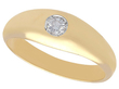 Gold and Diamond Pinky Ring