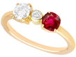 1950s Ruby and Diamond Ring