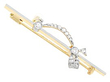 Diamond and Pearl Bar Brooch for Sale