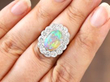 Opal Cluster Ring