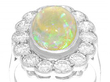 Diamond Opal Ring