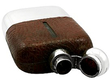 Large Crocodile Skin Hip Flask