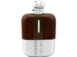 Large Crocodile Skin Hip Flask Size