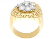 vintage 18k gold diamond ring 1950s