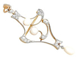 Natural Pearl and Diamond Pendant 