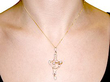 Natural Pearl and Diamond Pendant Wearing