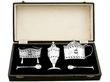 Silver Condiment Set