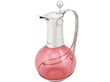 Cranberry Coloured Glass and Sterling Silver Claret Jug