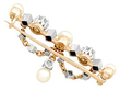 diamond and pearl brooch pin