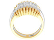 vintage yellow gold and diamond ring