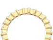 yellow gold diamond eternity ring