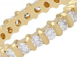yellow gold diamond eternity ring