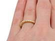 yellow gold diamond eternity ring