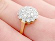 18ct Gold and Platinum Diamond Ring