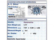 Vintage Aquamarine and Diamond Ring Card