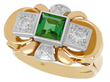 Diamond and Tourmaline Dress Ring for Sale