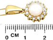 Cultured Pearl and Diamond Pendant