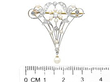 Victorian Pearl and Diamond Brooch Size