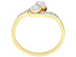 1920s Diamond Twist Ring