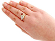 18ct Antique Ruby and Diamond Ring Wearing