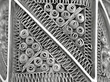German Silver Spice Tower detail 