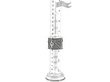 German Silver Spice Tower size