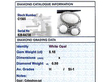 Antique Opal and Diamond Pendant and Earrings grading card 