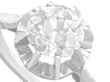 18ct White Gold Diamond Solitaire Ring