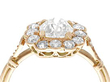 Rose Gold Diamond Cluster Ring