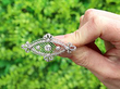 antique diamond and platinum brooch
