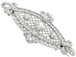antique diamond and platinum brooch