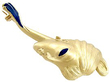 Vintage Gold Ladies Face Brooch for Sale